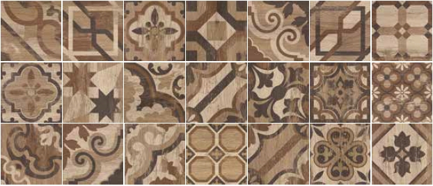 Hidraulicwood Moka 20x20