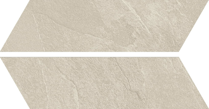 Ivory Flow Chevron Nat 49.8x14.5