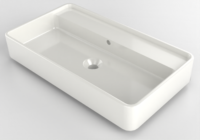 FLAMINIA MINIWASH Раковина на столешницу  75X42X13