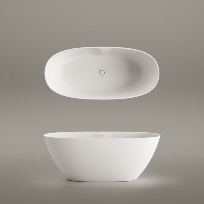 Perla ванна PAA 1750x760 мм h=600 мм Silkstone Matte White