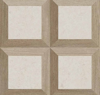V Stone Frame 60x60 Nat