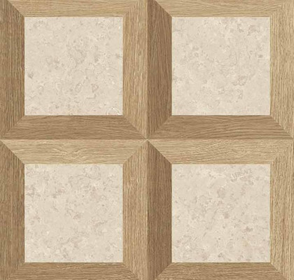 V Stone Frame 60x60 Nat